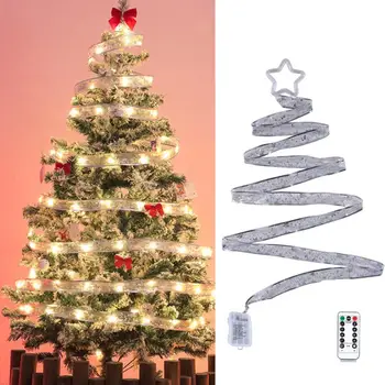 1 Nastavte String Svetlo Pentagram Svetelný Vianočný Stromček Páse S Nástrojmi Víla Svetlo Vianočné Dekorácie Navidad Natal Nový Rok 2023