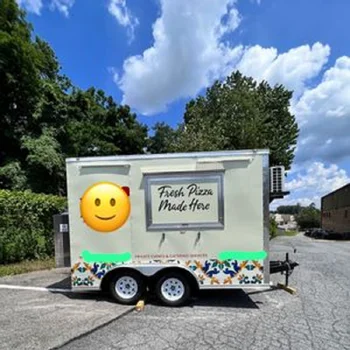 Street Fast Food Trailer Predajné Košík na Predaj Potravín Truck Mobile Ice Cream Košíka Vonkajšie Hot Dog Food Truck