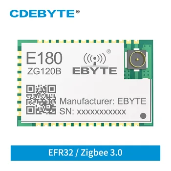 EFR32 ZigBee 3.0 Pečiatka Otvor IPEX SMD internet vecí Bezdrôtový Vysielač Modul E180-ZG120B Smart Zdokonaľovať Siete Nízky výkon Vysielača