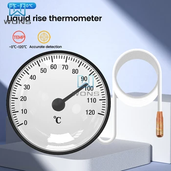 Prenosné High-Precision Teplomer -40-120°C Vnútorné Domácnosti s Sondy Ukazovateľ Likvidných Vody Stúpa Ručička Teplomeru.