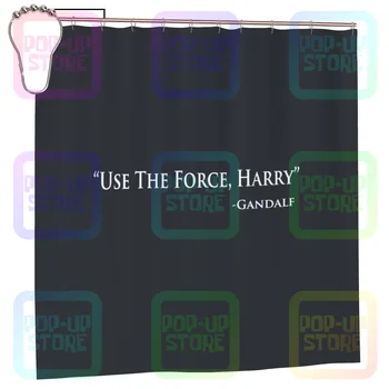 Použitie Sily Harry Film Veselý Sprchový Záves Kúpeľňa Opony Vaňou Č Vyblednutiu Nepremokavé Tkaniny Tkaniny