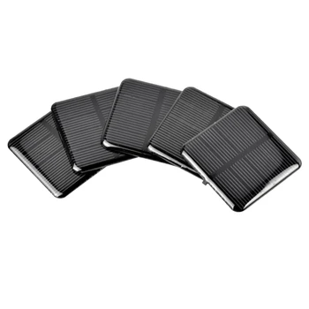 2V 160MA DIY Solar Solárne Panely na výrobu Energie Rada Pre Batériu mobilného Telefónu, Nabíjačky Monokryštalické Kremíka Modul
