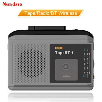 Ezcap244 TapeBT 1 Prenosné Bluetooth, Kazetový Prehrávač Páska Prevodník S FM/AM Rádio, Zabudovaný Reproduktor Mikrofón Pre Slúchadlá