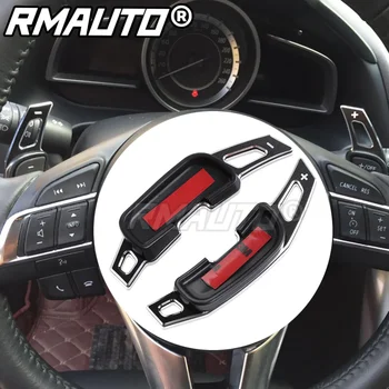 Auto Volantu, Pádlo Rozšírenie Radiacej Shift Dekorácie-Nálepky Na Mazda 3 MK3 Axela Mazda 6 Atenza CX-5 CX5 2014 2015