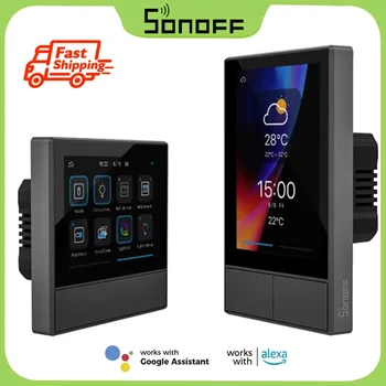 SONOFF NS Panel Smart Scény vypínač EU/ USA, Wifi, Smart Termostat Displej Prepínač, Ovládanie Práce S Ewelink Alexa Google