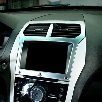 Auto Navigačný Panel Rám, Kryt Výbava Výzdoba Interiéru vhodné Pre Ford Explorer 2011-2015 Navigačný Panel, Výbava ABS Interiéru Vozidla