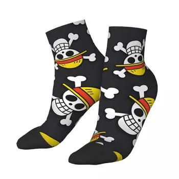 Vtipné pánske Členkové Ponožky Lebky Jeden Kus Harajuku Novinka Posádky Ponožky Darček Vzor Vytlačené
