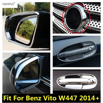 Auto Vpredu Znak Krúžku / Dverí Rukoväť Miska / Spätné Zrkadlo Dažďový Obočie Výbava Príslušenstvo Pre Mercedes-Benz Vito W447 2014 - 2021