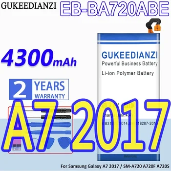 Vysoká Kapacita GUKEEDIANZI Batéria EB-BA720ABE 4300mAh Pre Samsung Galaxy J7 Dec/2017 SM-J730F
