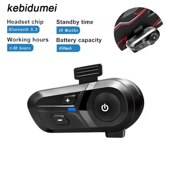 L1 Motocyklové Prilby Bluetooth Headset BT5.3 Nepremokavá Súprava Handsfree, Prehrávač Hudby Jazdec Na Bicykli Slúchadlá Slúchadlá