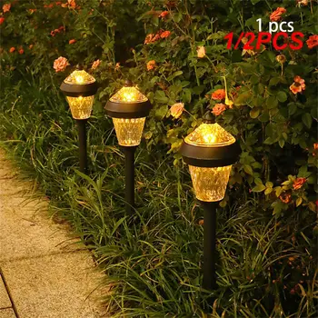 Solárne Záhradné LED Svetlo Nepremokavé Záhradné Svetlo Vonkajšie Krajiny Lampa Na Chodník, Terasa, Lodenice Trávnik Dekorácie Osvetlenie
