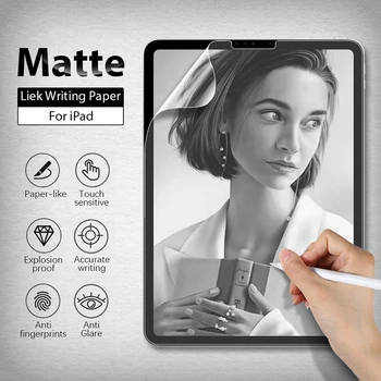 Ako je Papier Fólie PET Proti Oslneniu Maľovanie Pre iPad Pro 12.9 2022 2021 2018 2020 Pre iPad Pro 12.9 2017 2015 Full Screen Protector