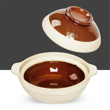500 ml 750 ml Chaoshan Chaozhou Sliepka Ryžové Rezance Sliepka Kaše Keramiky Hrniec S Dvojitým Ucho Hliny Hrniec