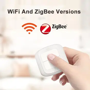 Tuya ZigBee/WiFi Smart Switch 2 Gang 6 Scénu, stlačte Tlačidlo vypínač Modul Smart Život APLIKÁCIU Wireless Remote Control Automation