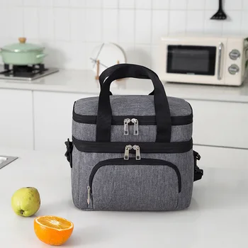 Dvojitá vrstva izolácie taška EVA vonkajšie pikniková taška camping prenosné obed taška zachovanie obed box vrece