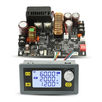 Modul,Nastaviteľné Converter Krok Dole Napätie-Regulátor 6-70V 0,-60V 20A LCD Napájanie