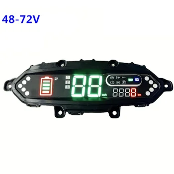 48V 60V 72V Klince LCD Displeji Merača Rýchlosti Ovládací Panel Pre E-Bike Elektrický Skúter Motor Elektrický Bicykel Príslušenstvo