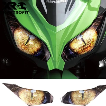 Pre KAWASAKI NINJA300/250/ Motocykel Prednej Kapotáže Svetlometu Nálepky Stráže Nálepky Ochrany