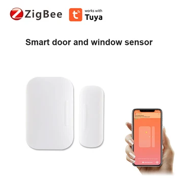 Smart Home Dvere Otvorené / Zatvorené Detektory Malé Kompatibilný So Alexa Doma Dvere A Okno, Senzor Senzor Dverí