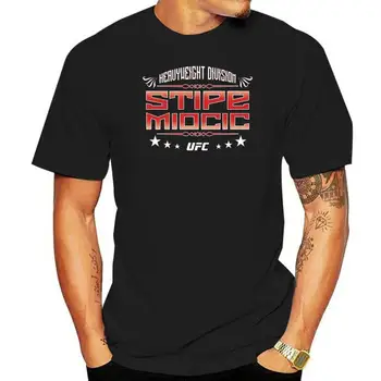 t shirt pánske módne tričko lacné muži t-shirt Stipe Miocic Grafické T-Shirt Čierna Vytlačené T-shirt