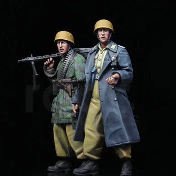1/35 moderný taliansky Úradník a Vojak Živice obrázok Modelu súpravy Miniatúrne gk Unassembly Nevyfarbené