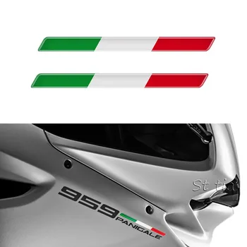 3D Taliansko Nálepky Nádrž Motocykla Obtlačky Italia Nálepky Prípade Aprilia Ducati Monster 959 1199 1299 atď