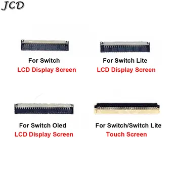 JCD 1pcs Pre Prepínanie NS Lite oled Doske LCD Displej Flex Kábel Klip Dotykový Displej Konektor Zásuvka Náhradné