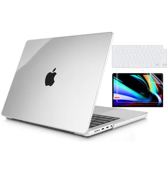 Prípad pre MacBook Pro 14 16-Palcové M3/M2/M1 Pro/Max Čip Prípade A2991 A2780 A2485 A2442 A2779 A2992 (2023 2022 2021) pre MacBook