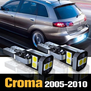 2 ks Canbus LED špz Svetlo Lampy Príslušenstvo Pre Fiat Croma 2005 2006 2007 2008 2009 2010