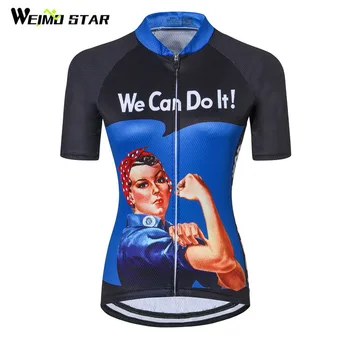 Weimostar Veľkoobchod, Môžeme To Urobiť Ženy, Cyklistika Dres 2018 Pro Team Cyklistické Oblečenie Ropa Ciclismo Cestnej mtb Bike Jersey Nosenie